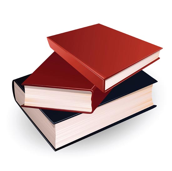 550x548 Stack Of Books Vector Design