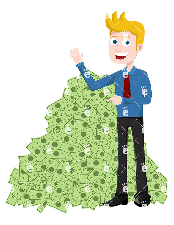 Pile Of Money Vector at Vectorified.com | Collection of Pile Of Money ...