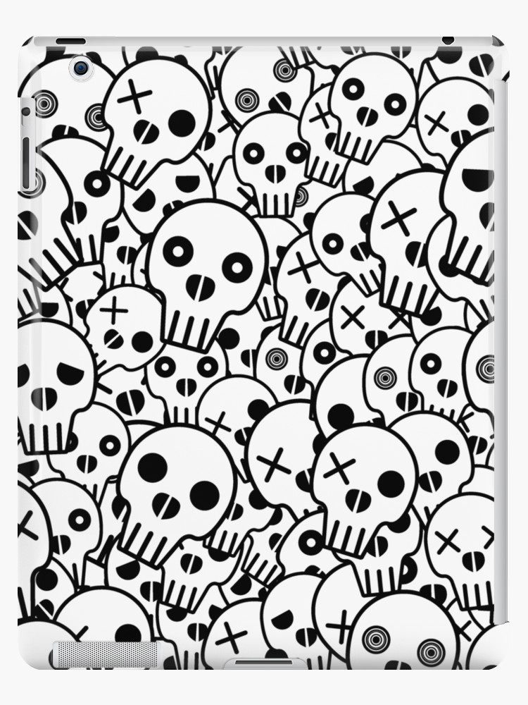 Skull Pile Ipad Case Skin 750x1000 Skull Pile Ipad Case Skin
