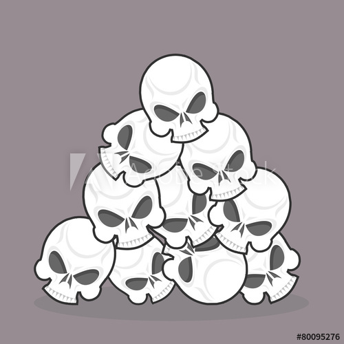 Pile Of Skulls Vector at Vectorified.com | Collection of Pile Of Skulls ...