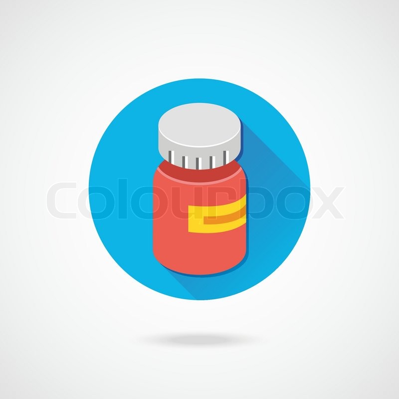 800x800 Vector Medical Pill Bottle Icon Stock Vector Colourbox
