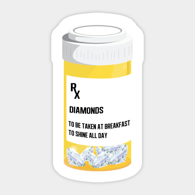 630x630 Diamond Pill Bottle Vector