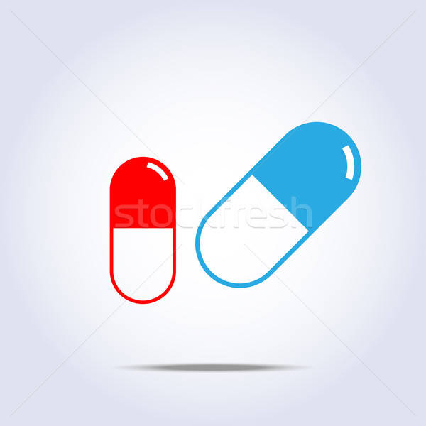 600x600 Pills Icon Vector Illustration Aliaksandra Molash