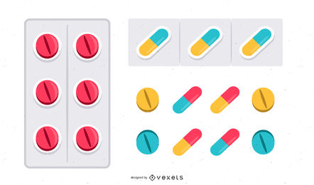 442x260 Pill Vector Graphics To Download