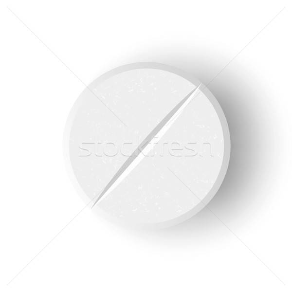 600x600 White Medical Pill Vector Illustration Pikepicture