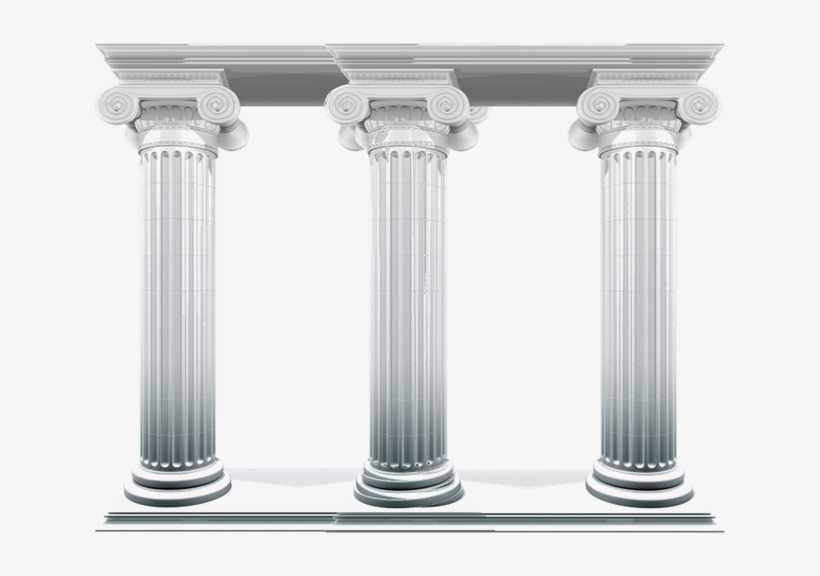 820x576 Picture Black And White Library Pillars Vector Greek