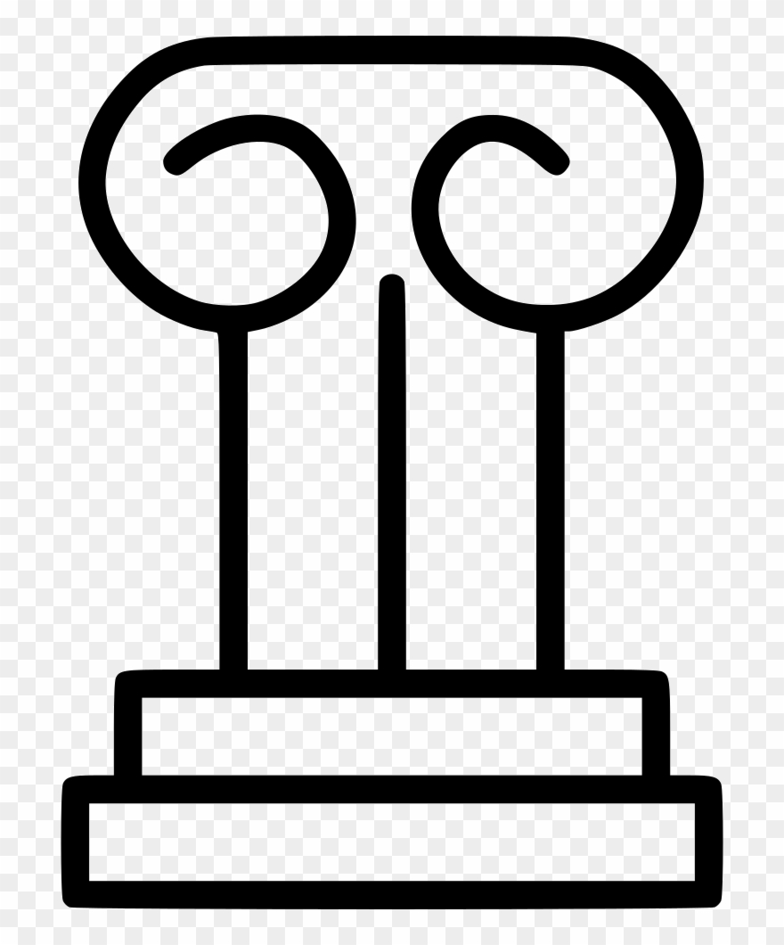 880x1060 Png Black And White Stock Pillar Png Icon Free Download