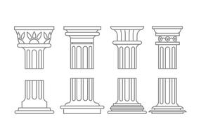 286x200 Roman Pillar Free Vector Art