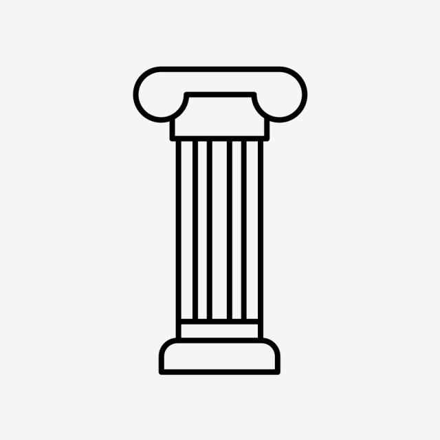 640x640 Column Icon, Column, Greek, Pillar Png And Vector With Transparent