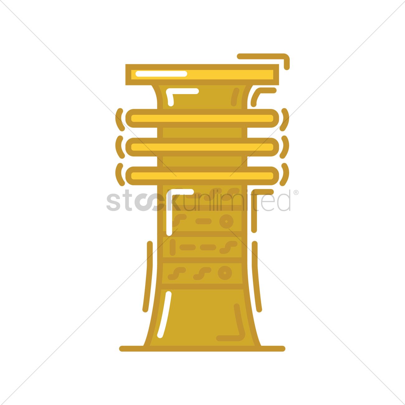1300x1300 Pillar Vector Image