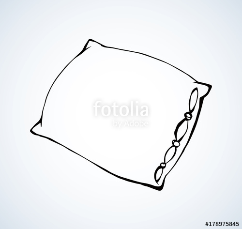 500x473 Pillow Vector Drawing Stock Image And Royalty Free Vector