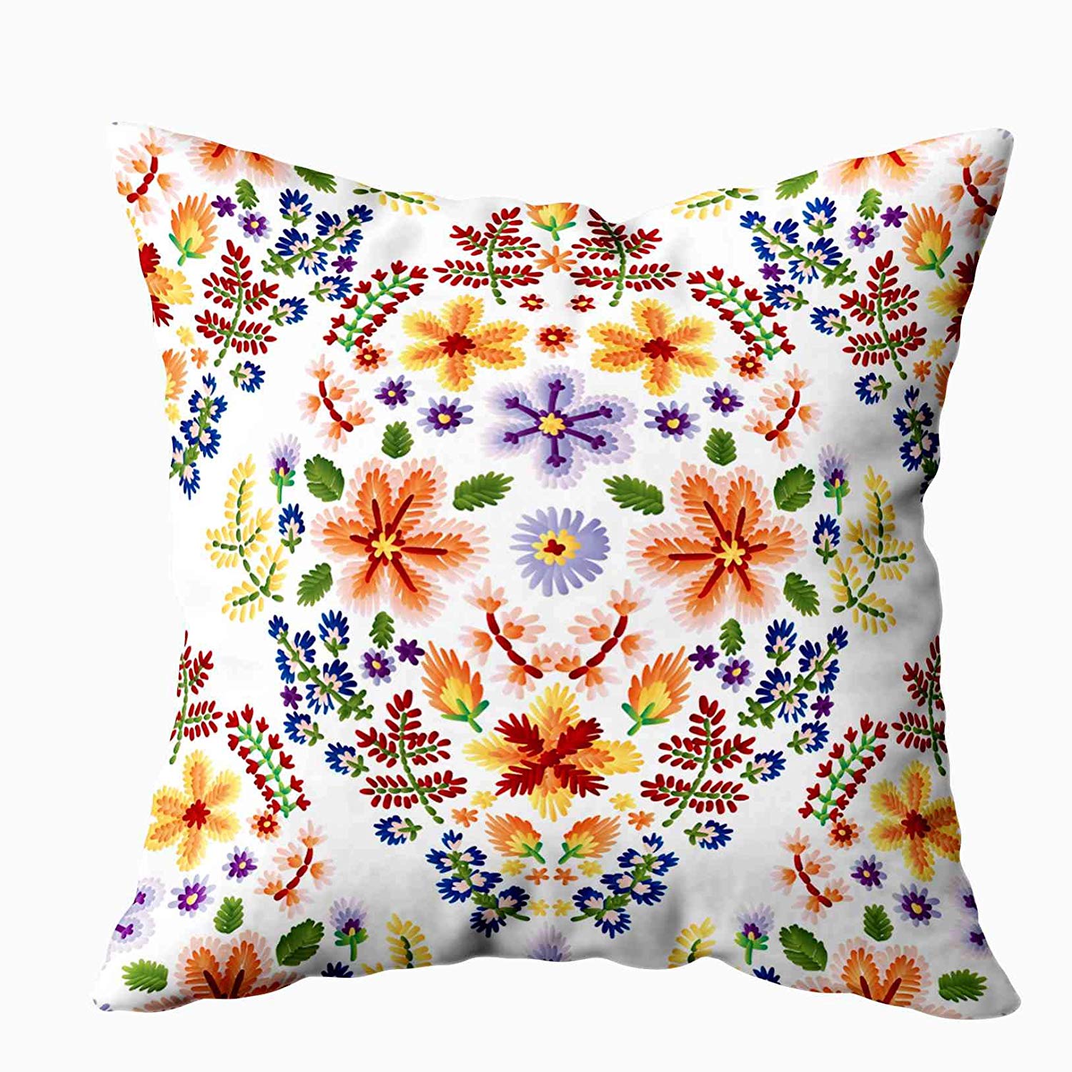 1500x1500 Douecish Boho Rectangle Pillow,vector Embroidery