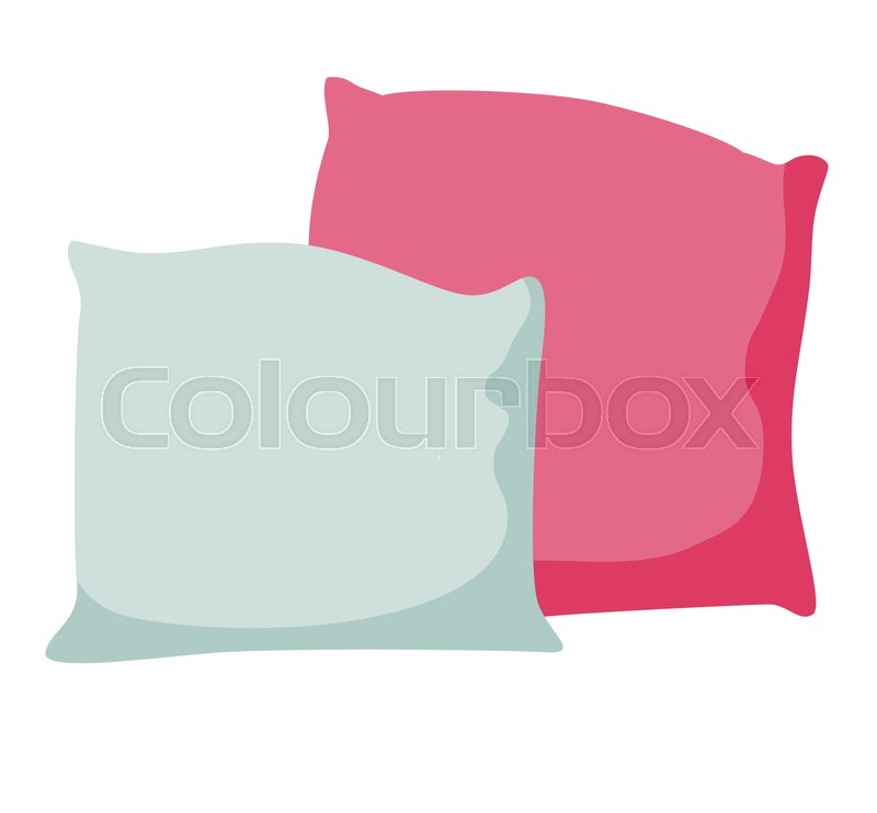 800x742 Set Of Decorative Pillow Vector Stock Vector Colourbox