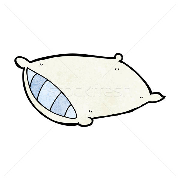 600x600 Cartoon Pillow Vector Illustration Lineartestpilot