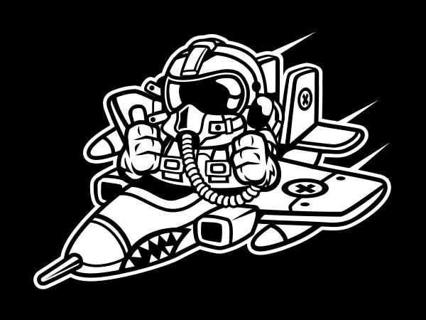 600x450 Pilot Vector T Shirt Design