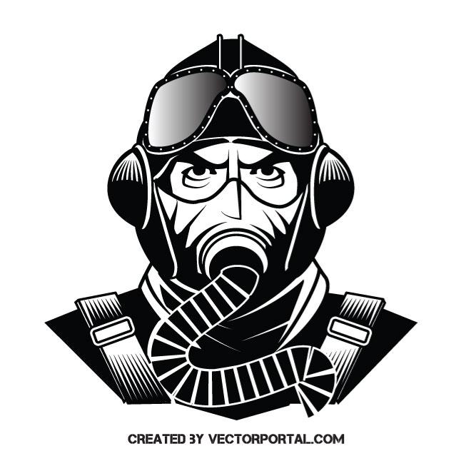 660x660 Vector Image Of A Pilot