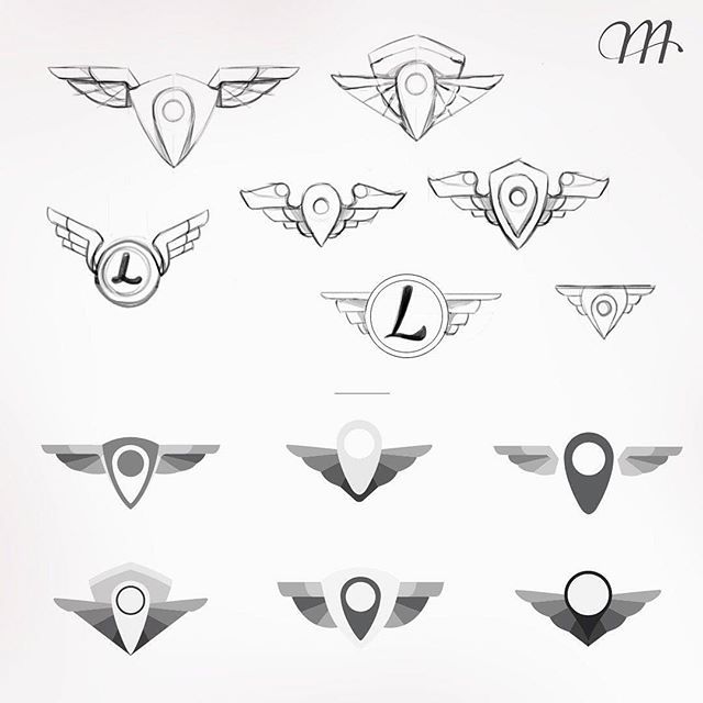 640x640 Handful Of Sketches Greyscale Vector Experiments For A Logo