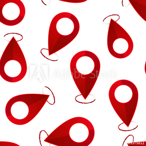 500x500 Vector Image Positioning On The Map Mark Icon Red Icon Location