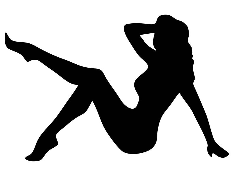 Pin Up Girl Silhouette Vector At Vectorified Com Collection Of Pin Up