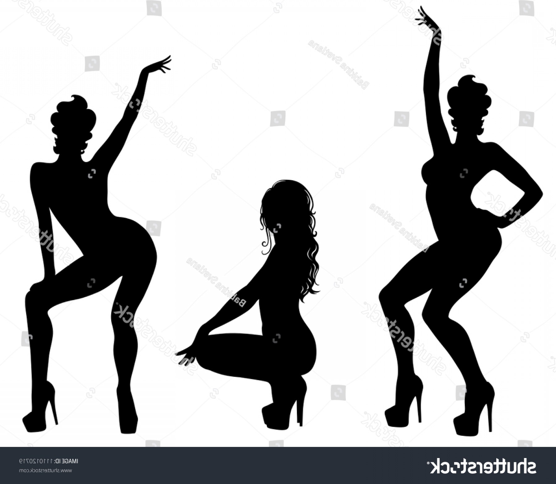 Pin Up Girl Silhouette Vector At Collection Of Pin Up Girl Silhouette Vector 