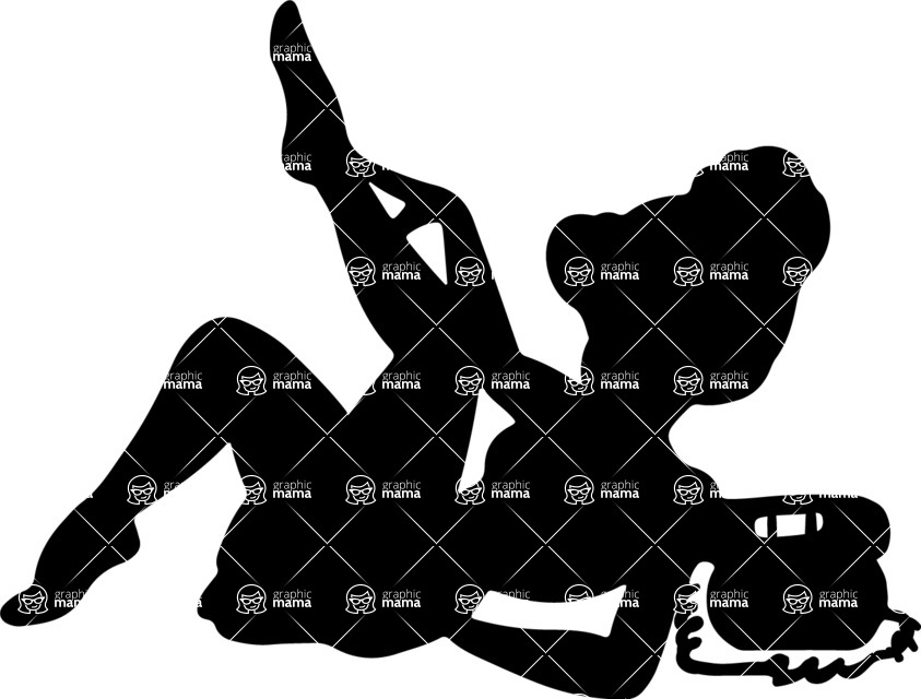 843x640 Laying Sexy Girl Vector Silhouette Graphicmama Graphicmama