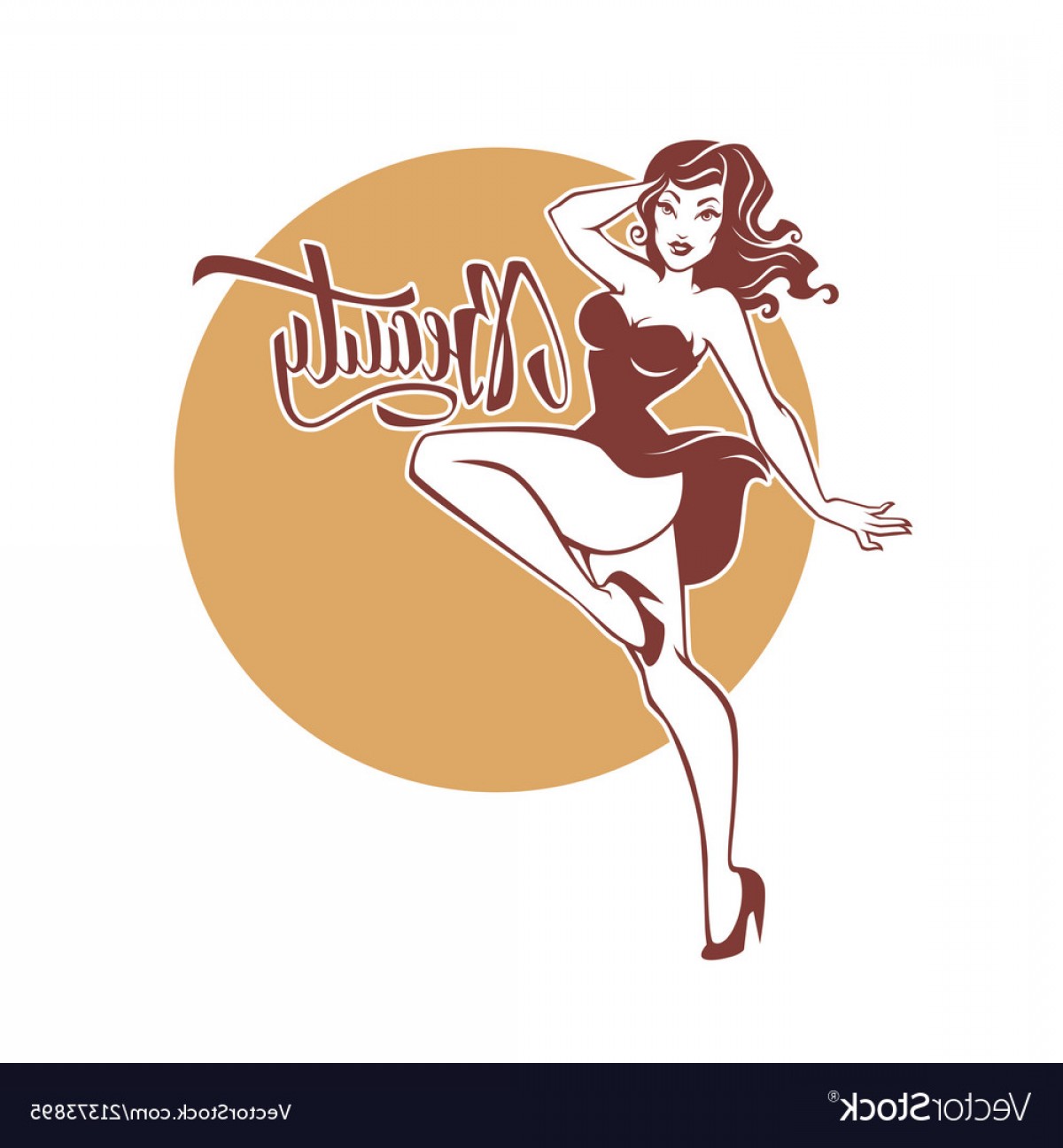 Pin Up Girls Vector Stock Wallkeeper 1200x1296 Pin Up Girls Vector Stock Wallkeeper