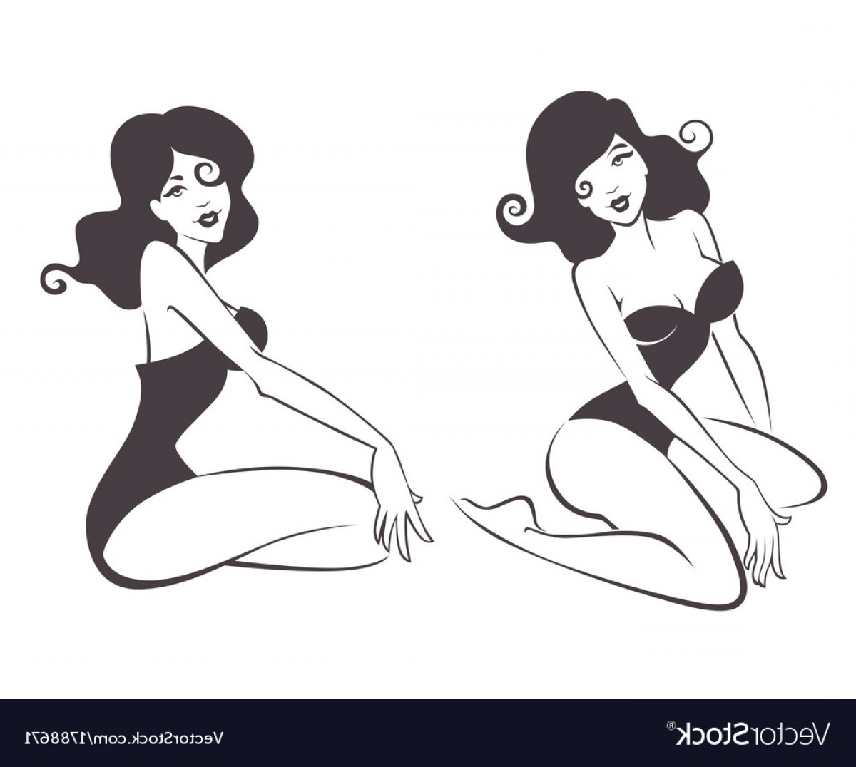 Pinup Clip Art Vector Hoodamathrun 1200x1076 Pinup Clip Art Vector Hoodamathrun