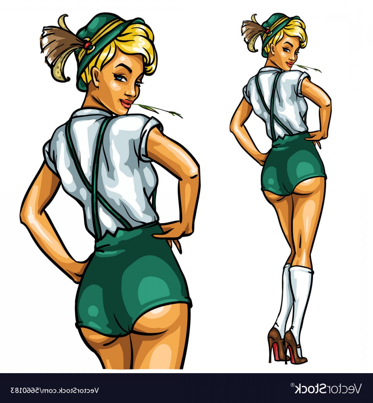 Pin Up Vector at Vectorified.com | Collection of Pin Up Vector free for ...