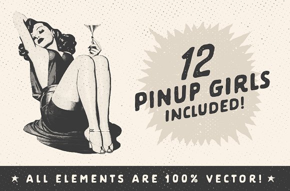 580x383 Pin Up Vector Free Download Clip Art