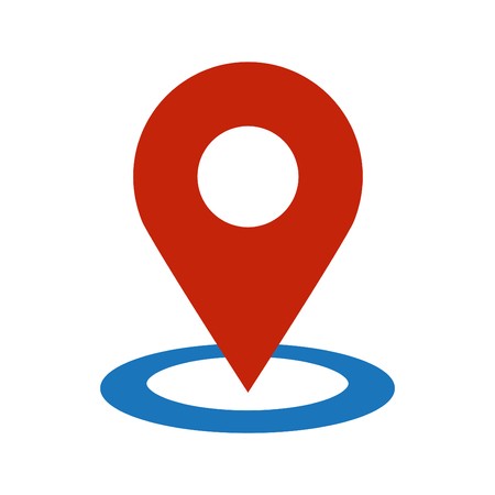 450x450 Location Pin Vector Icon Royalty Free Vector Graphics