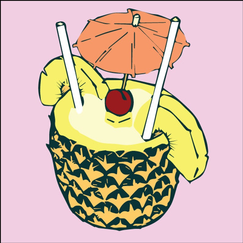 794x794 Colada Digital Vector Line Art Girl's Night Etsy