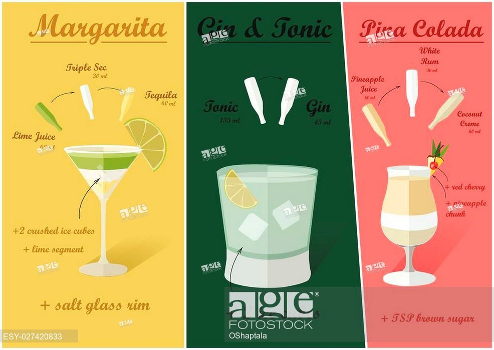986x699 Cocktail Recipes Vector Margarita Gin