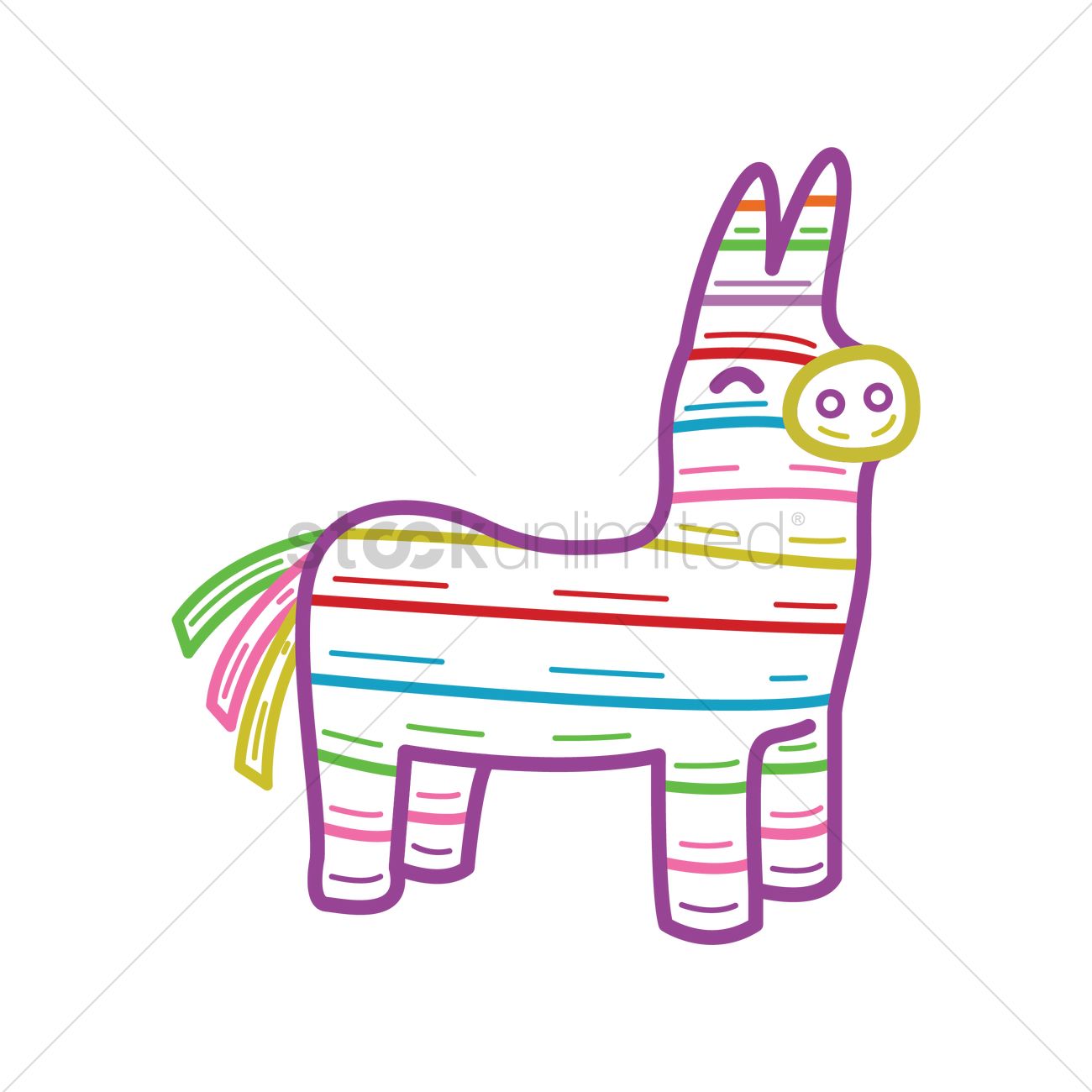 1300x1300 Pinata Vector Image