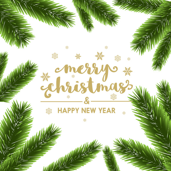 Christmas Pine Branches Frame Decor Vector Free Download 600x600 Christmas Pine Branches Frame Decor Vector Free Download