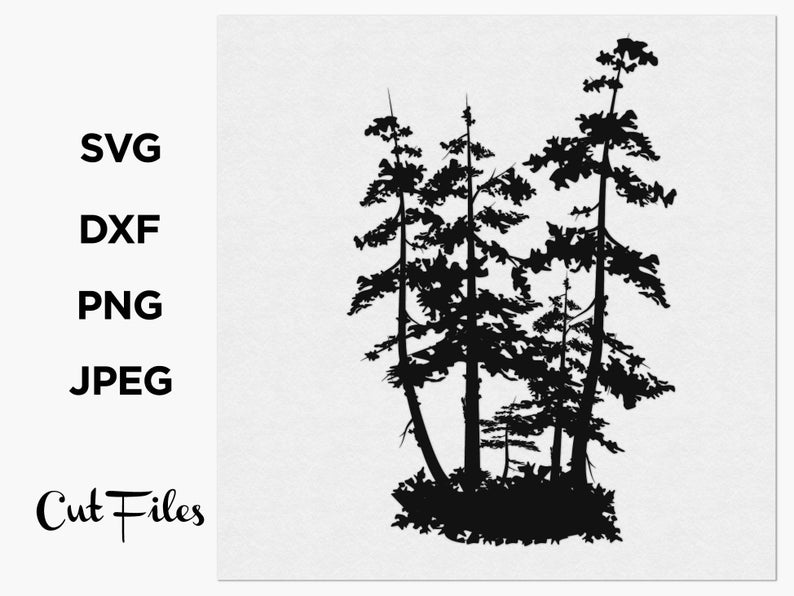 Pine Forest Vector at Vectorified.com | Collection of Pine Forest ...