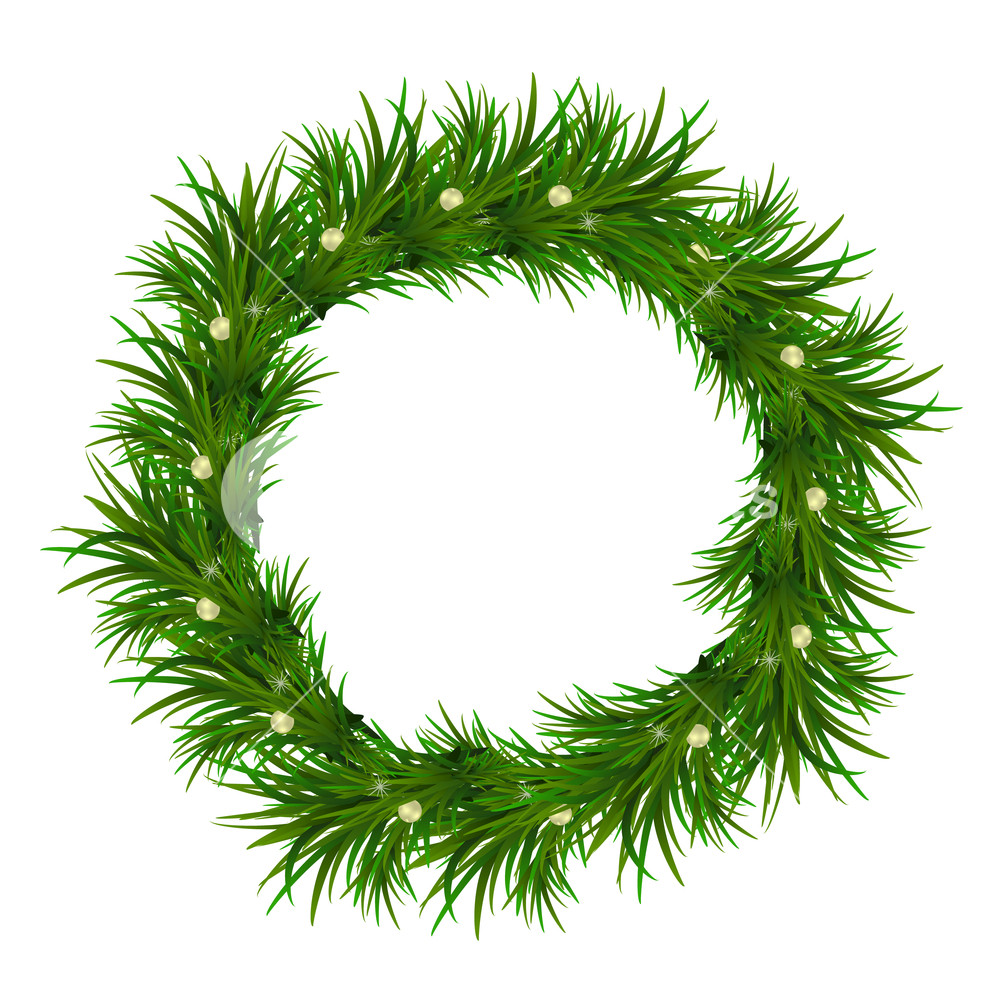 1000x1000 Background With Vector Christmas Tree Branches And Space For Text