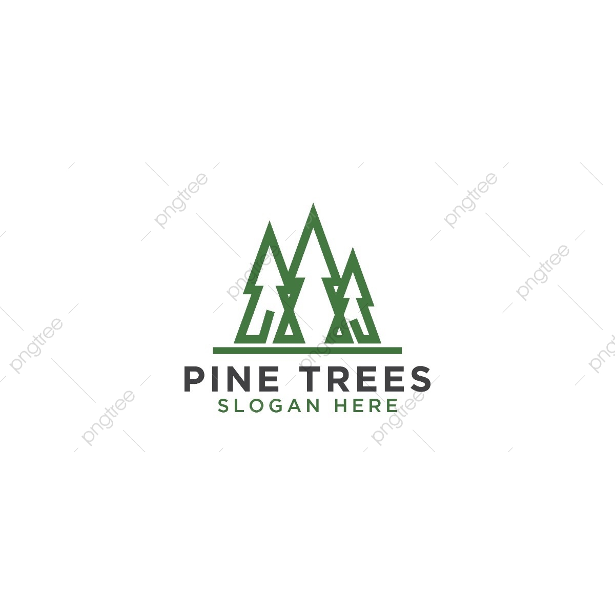 Pine Tree Line Art Logo Design Template, Tree, Pine, Logo Png 1200x1200 Pine Tree Line Art Logo Design Template, Tree, Pine, Logo Png