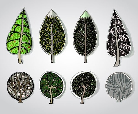 Vector Pine Tree Free Vector Download 444x368 Vector Pine Tree Free Vector Download