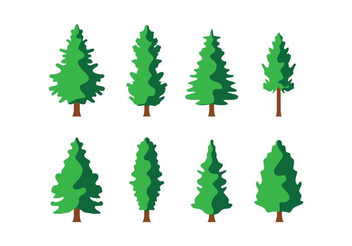 Free Pine Trees Vector 700x490 Free Pine Trees Vector
