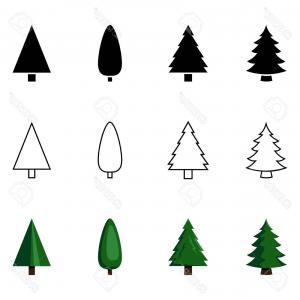 Hd Dual Vector Pine Tree Silhouette Images Catchsplace 300x300 Hd Dual Vector Pine Tree Silhouette Images Catchsplace