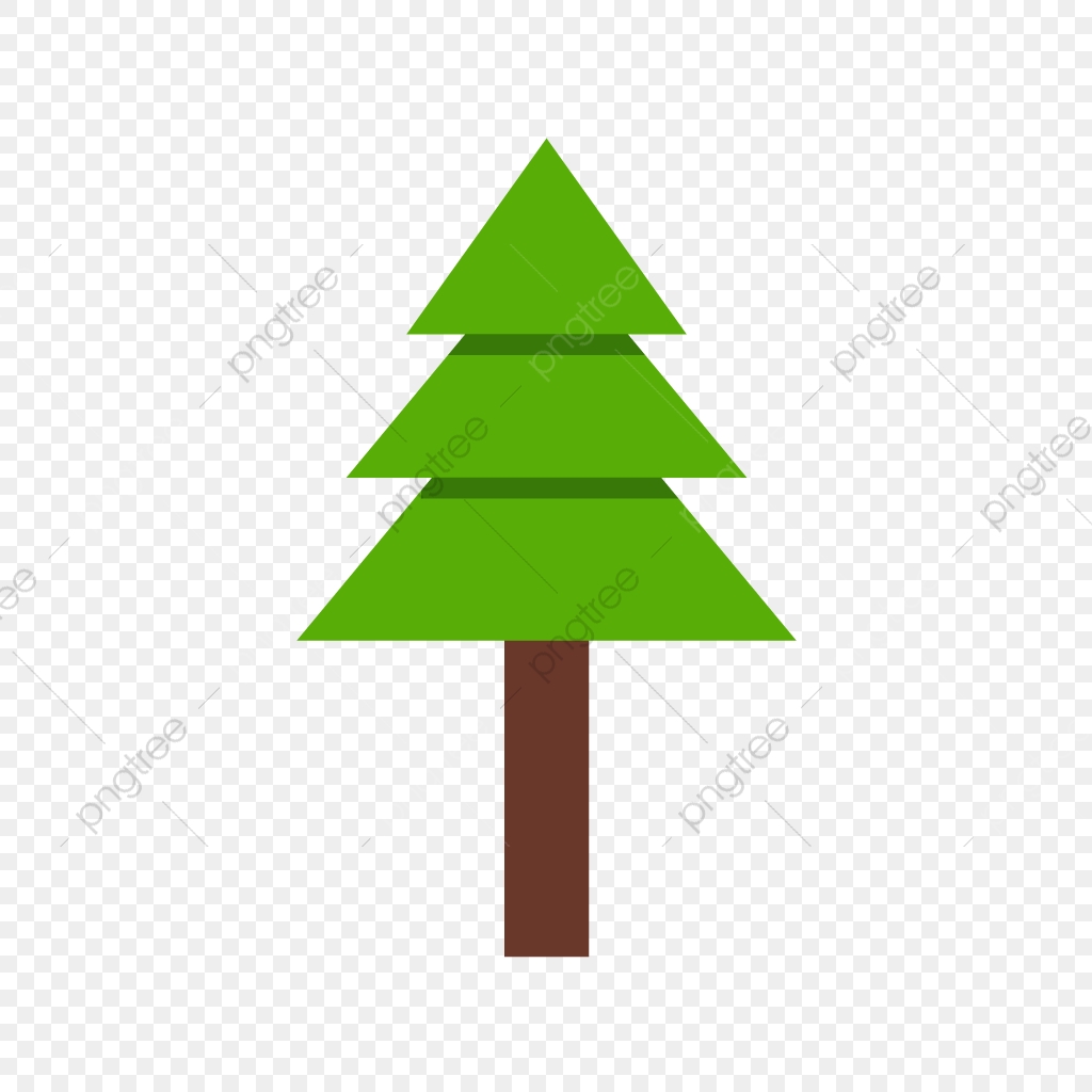 1024x1024 Pine Tree Vector Icon, Pine Tree, Tree, Plant Png And Vector