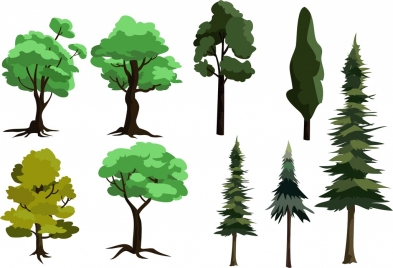 393x268 Vector Pine Tree Vectors Stock For Free Download