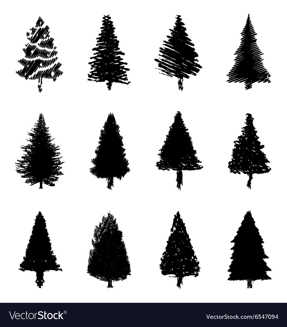 950x1080 Huge Collection Of 'free Pine Tree Silhouette Vector' Download