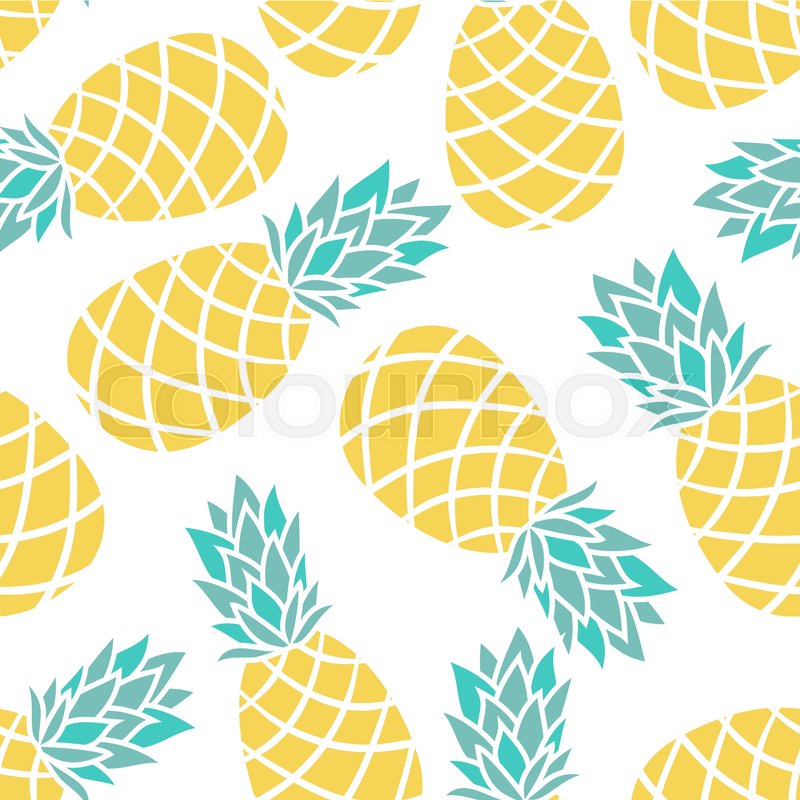 Pineapple Background Vector
