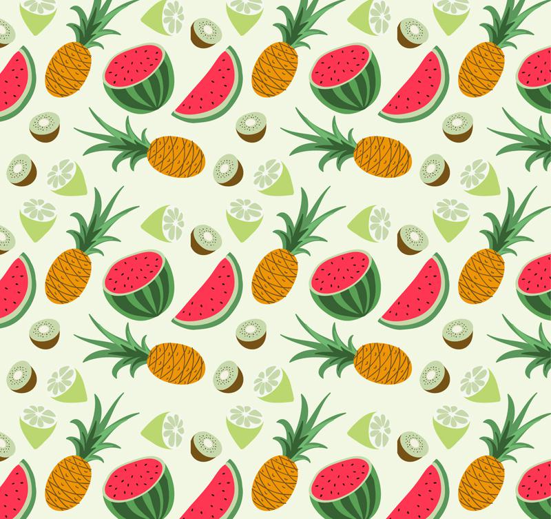 Pineapple Background Vector at Vectorified.com | Collection of ...