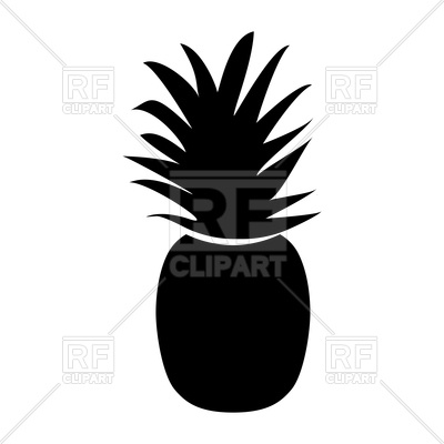 Pineapple Black Icon On White Background Vector Image Of Food 400x400 Pineapple Black Icon On White Background Vector Image Of Food