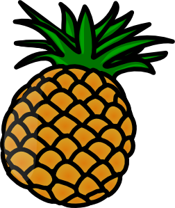252x299 Pineaple Clip Art