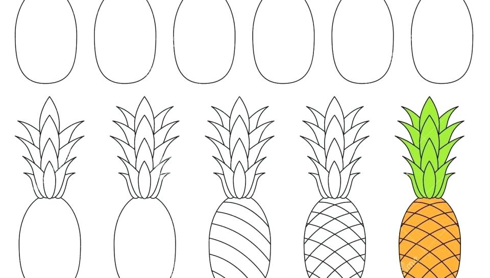 Simple Pineapple Drawing Nas 960x544 Simple Pineapple Drawing Nas