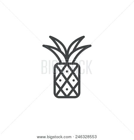 Simple Pineapple Drawing 450x470 Simple Pineapple Drawing