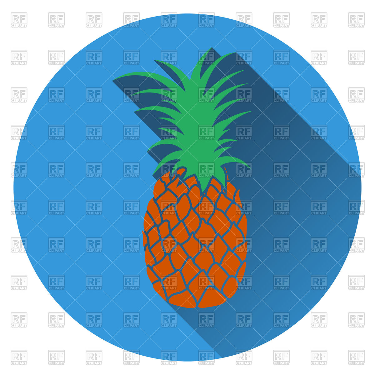 1200x1200 Pineapple Icon Vector Image Of Food And Beverages Angelp